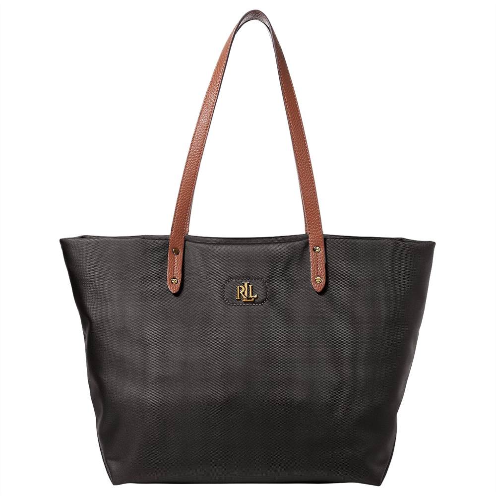 Lauren RL-London Bainbridge Tote BagBlack RL-London Handbags