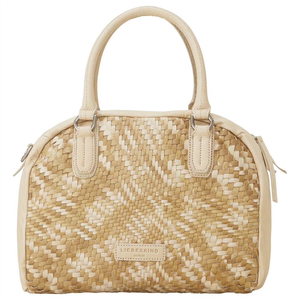 Liebeskind Boston Leather Shoulder Bag Beach Sand Liebeskind Handbags