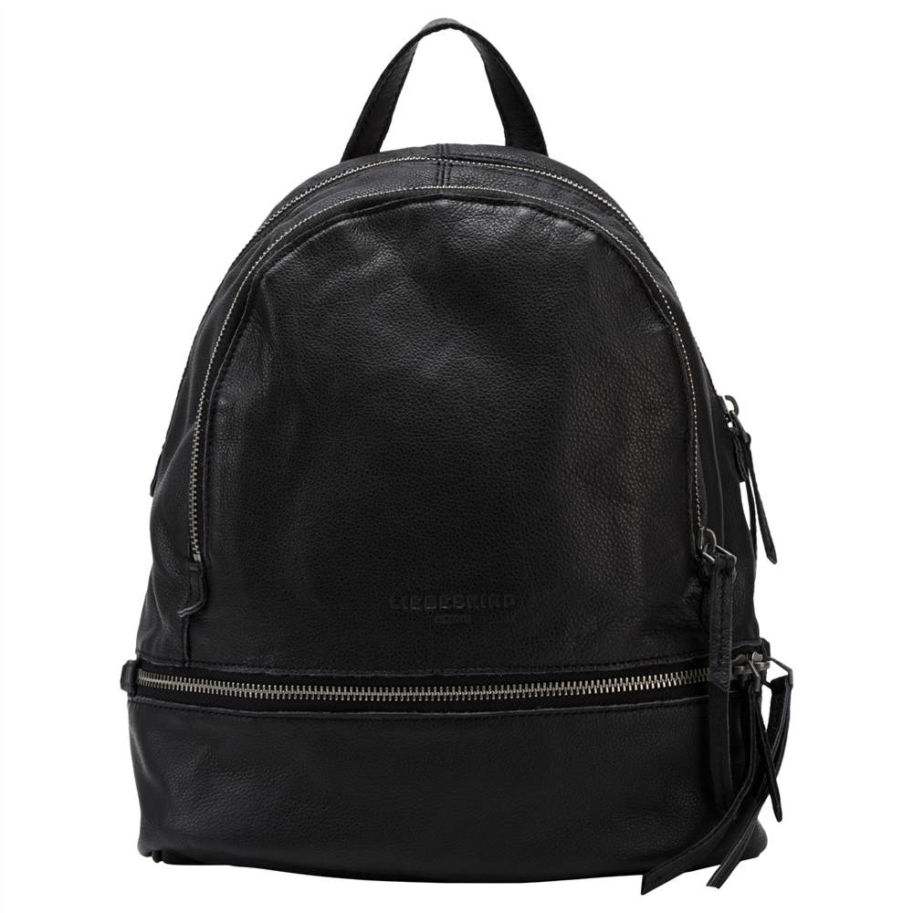 Liebeskind Lotta B6 Leather Backpack Black Liebeskind Handbags