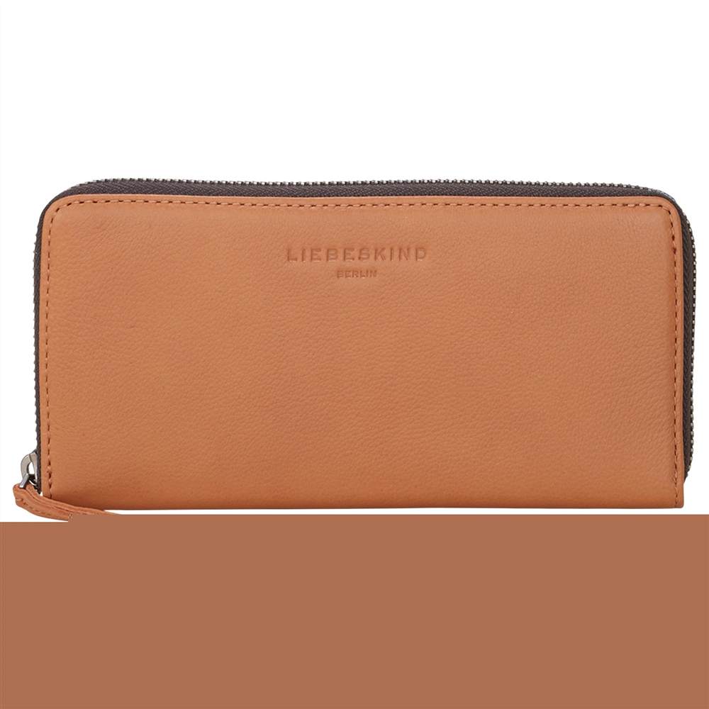 Liebeskind Sally H7 Leather Colourblock WalletCity Brown Liebeskind Purses