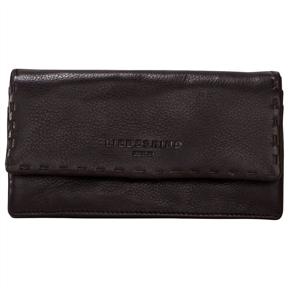 Liebeskind Slam H7 Heavy Stitch Leather Wallet Eagle Brown Liebeskind Purses