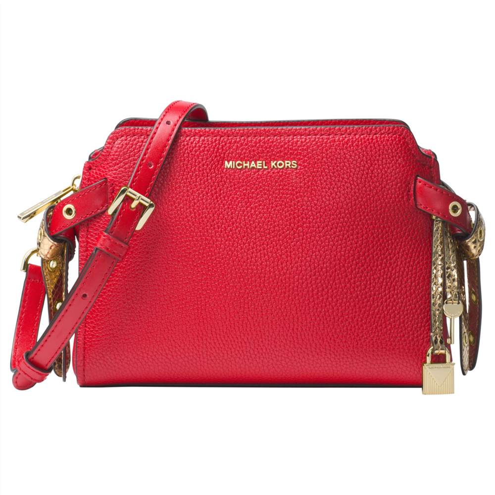 MMK-London Bristol Leather Shoulder BagBright Red MMK-London Handbags