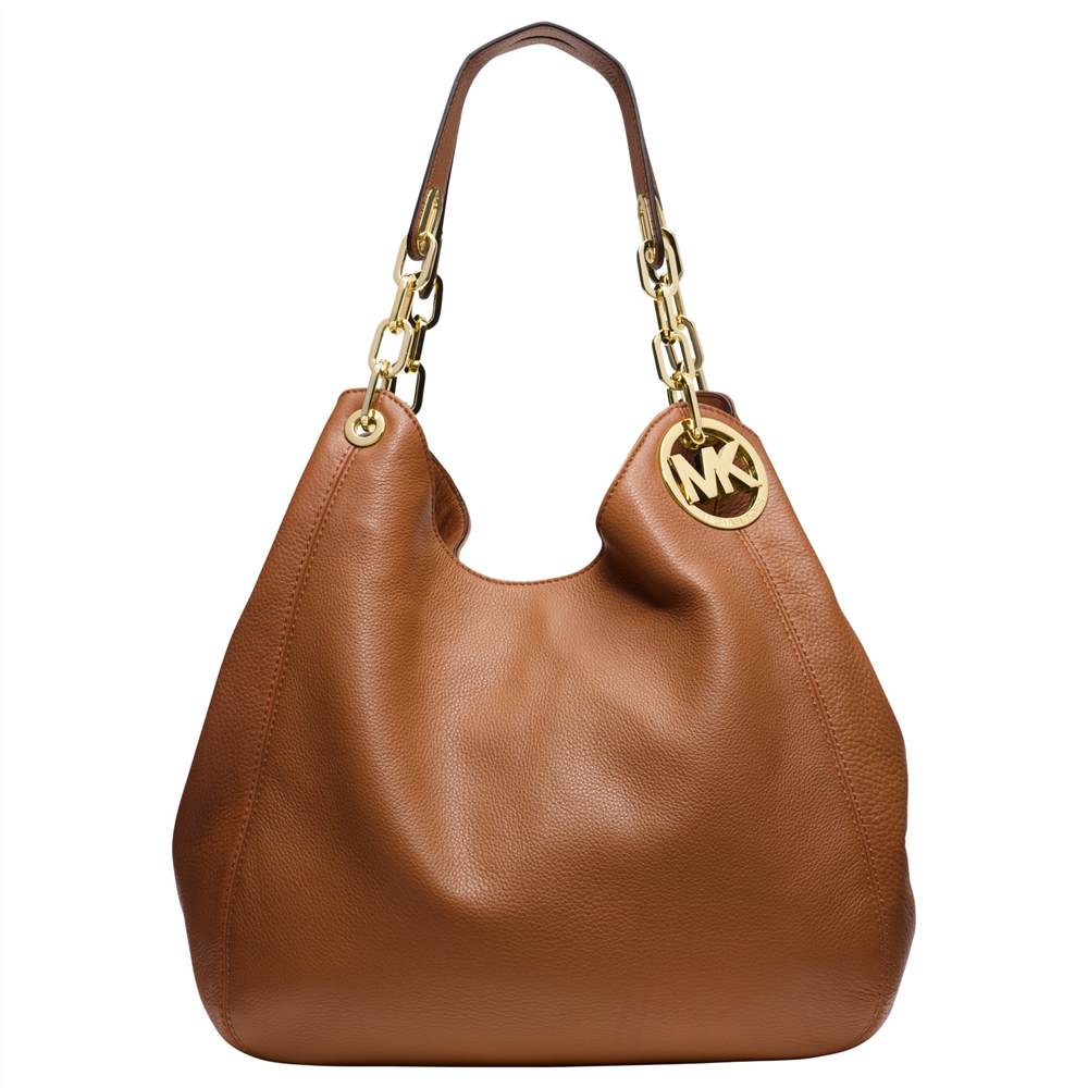 MMK-London Fulton Leather Large Shoulder Bag Acorn MMK-London Handbags