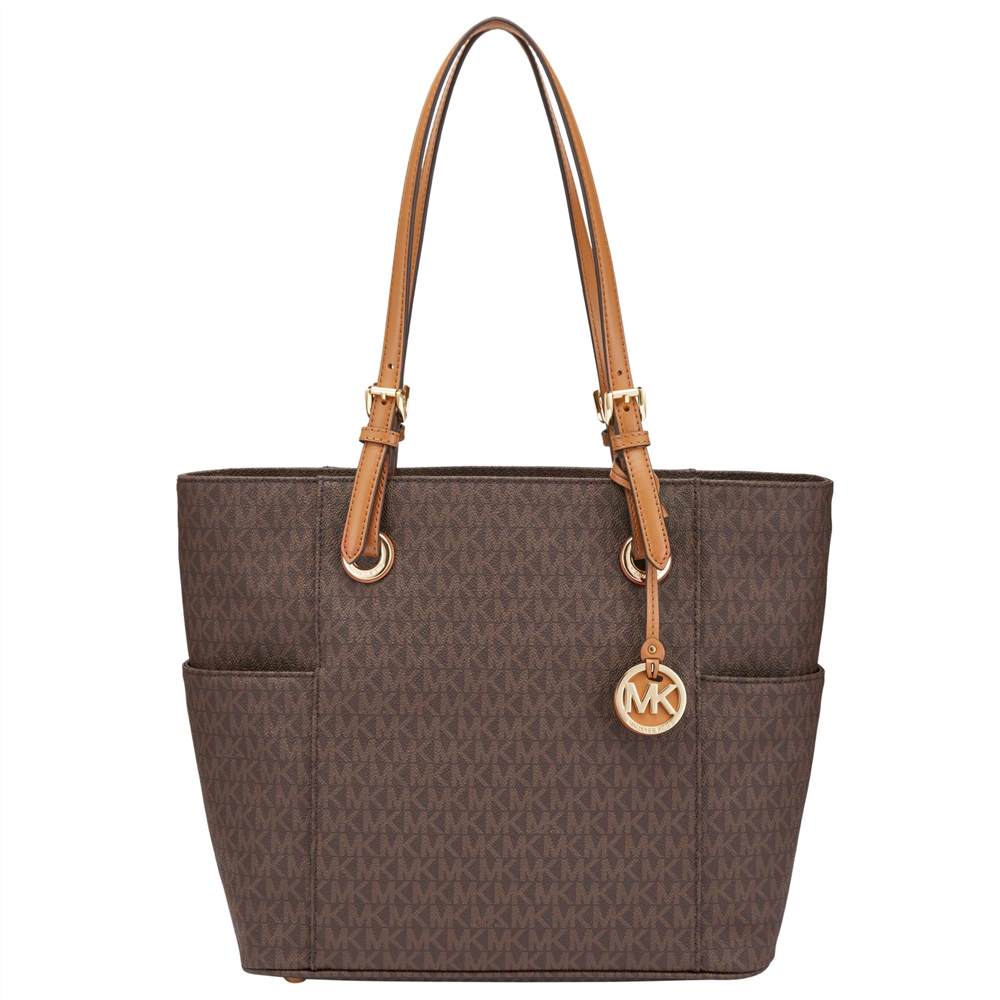 MMK-London Jet Set Signature Tote BagBrown MMK-London Handbags