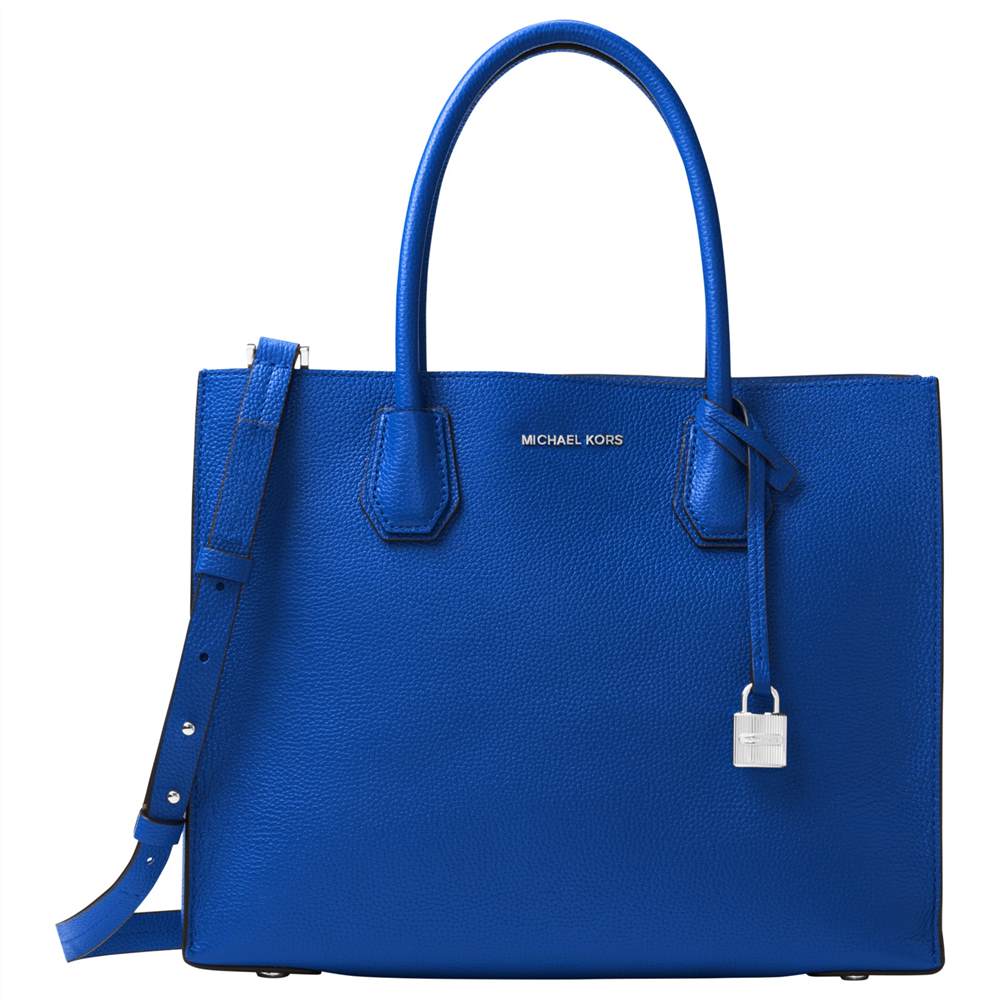 MMK-London Mercer Large Leather Tote BagElectric Blue MMK-London Handbags