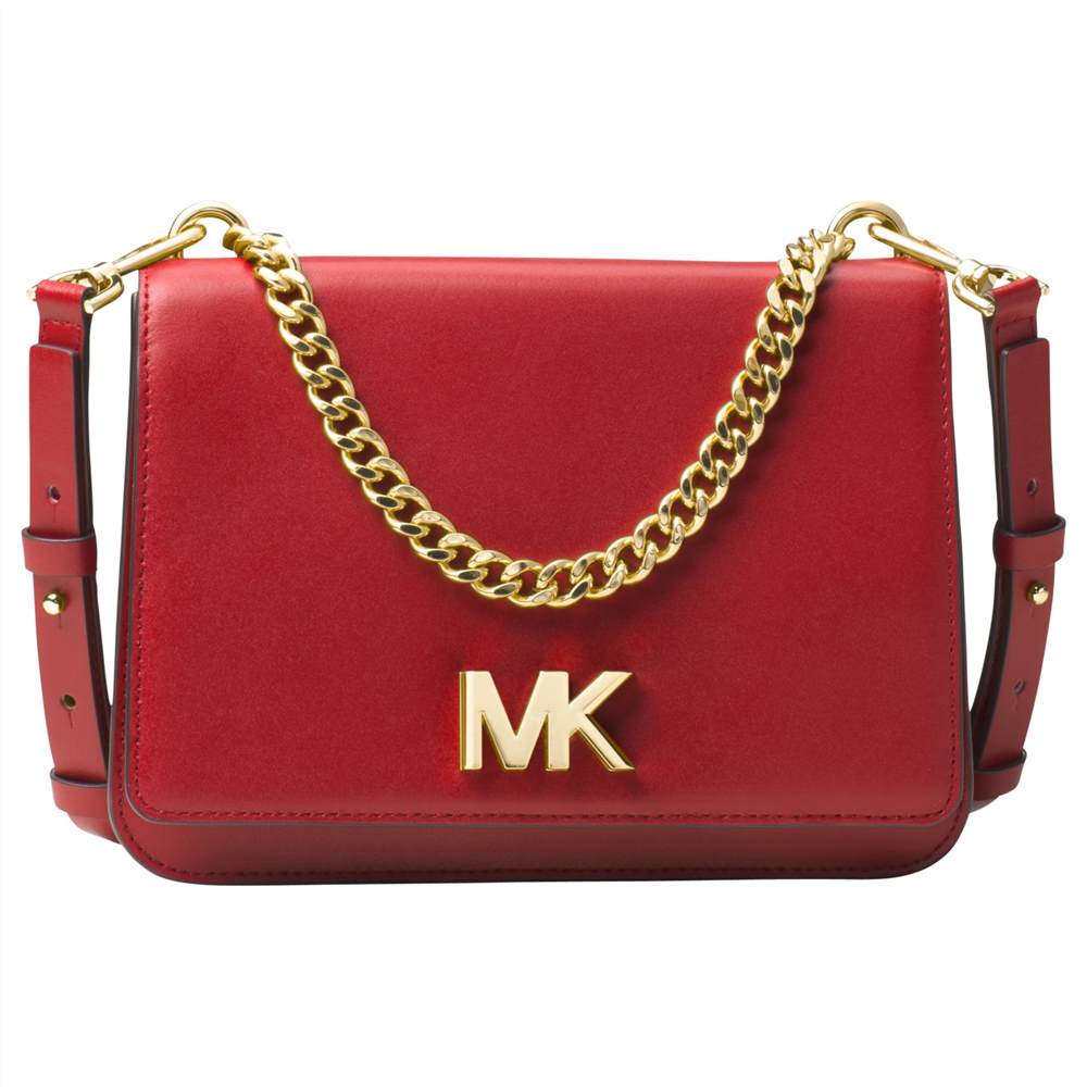 MMK-London Mott Leather Large Shoulder BagBright Red MMK-London Handbags