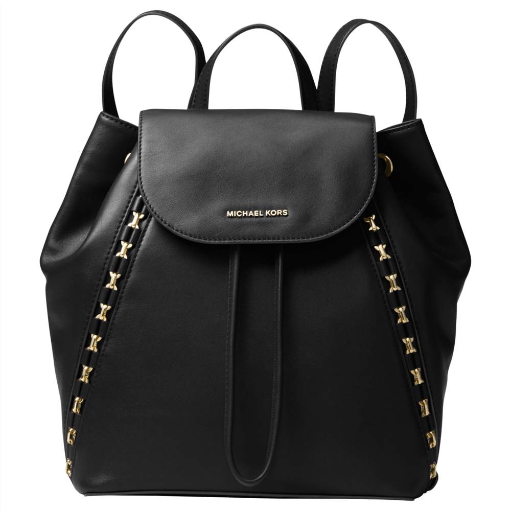 MMK-London Sadie Medium Leather Backpack Black MMK-London Handbags