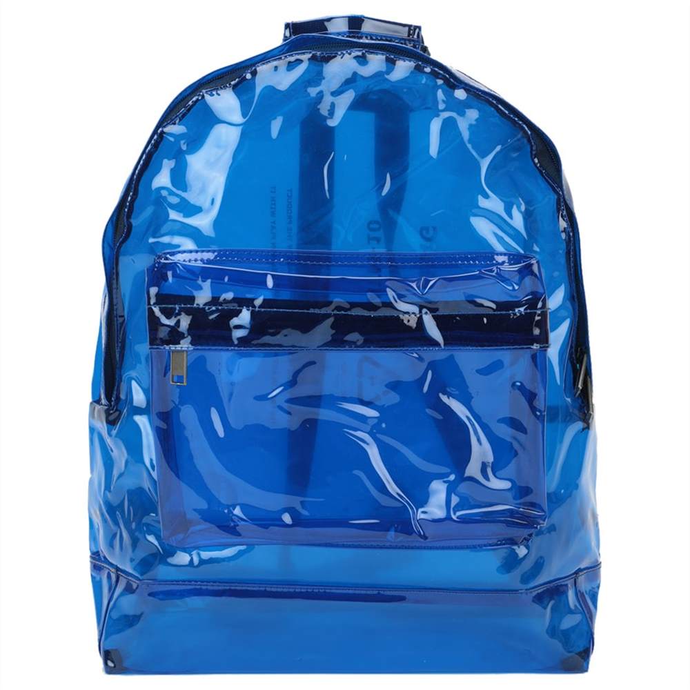 Mi-Pac Classic Transparent Backpack Blue Mi-Pac Handbags