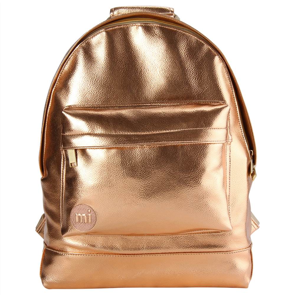 Mi-Pac Metallics Backpack Rose Gold Mi-Pac Handbags