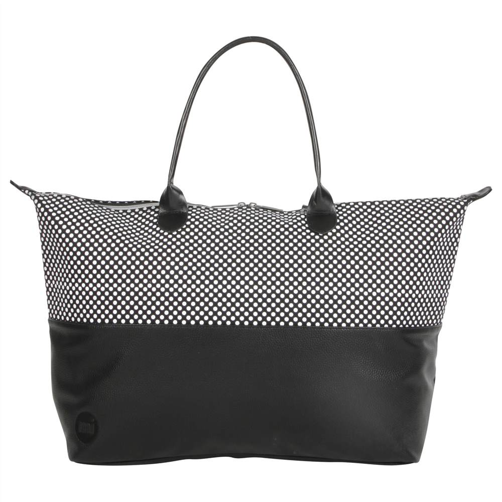 Mi-Pac Microdot Weekender Bag Black/White Mi-Pac Handbags