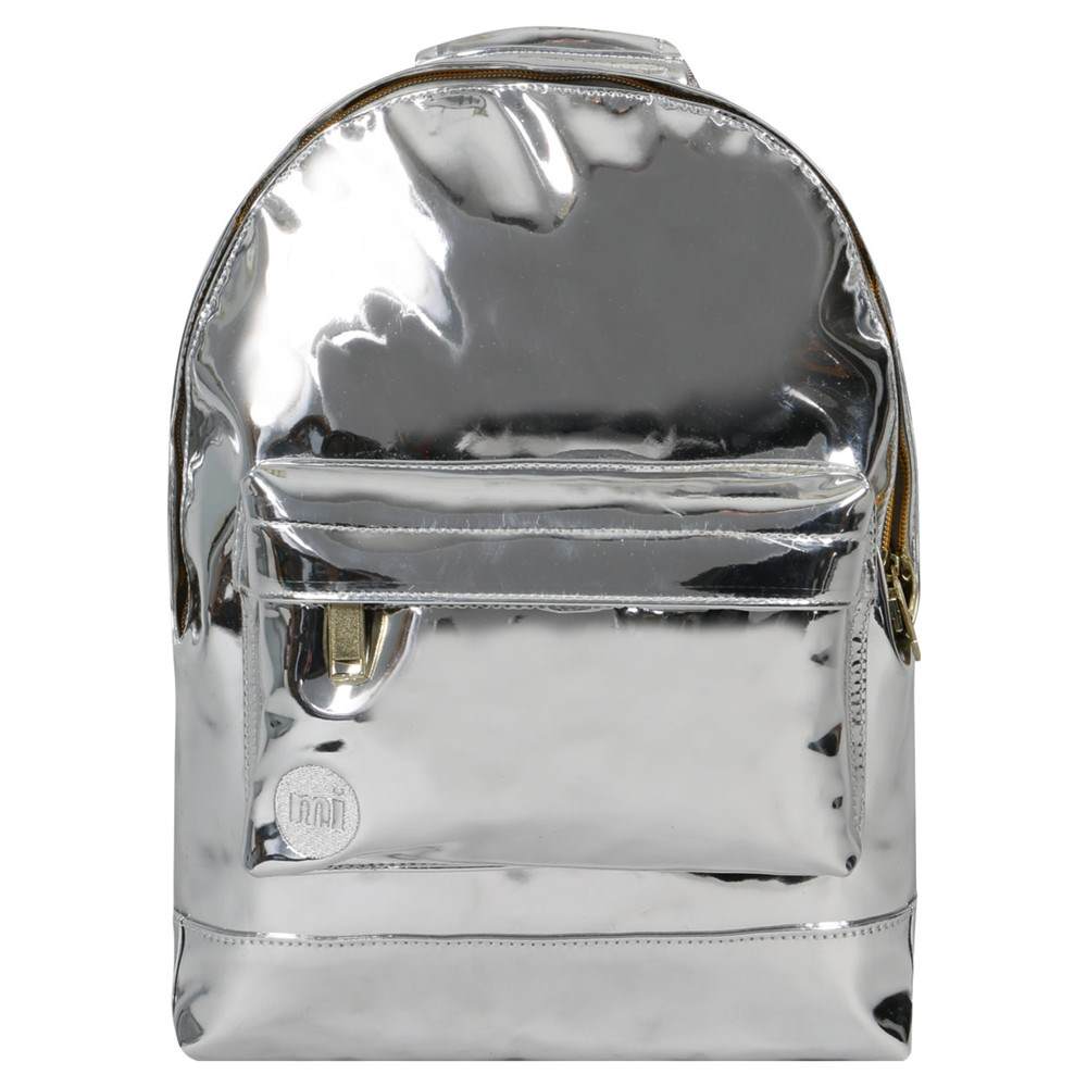 Mi-Pac Mini Mirror Backpack Silver Mi-Pac Handbags