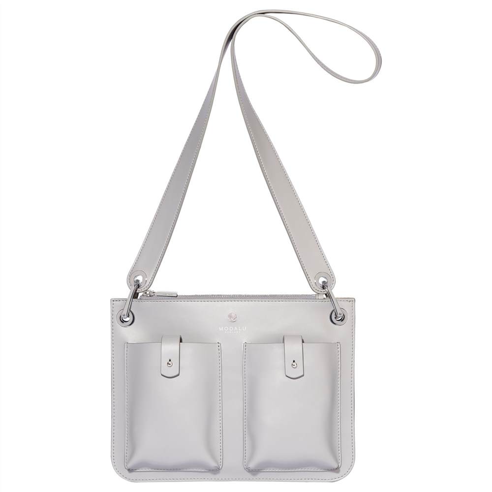 Modalu Carter Leather Shoulder BagShark Modalu Handbags