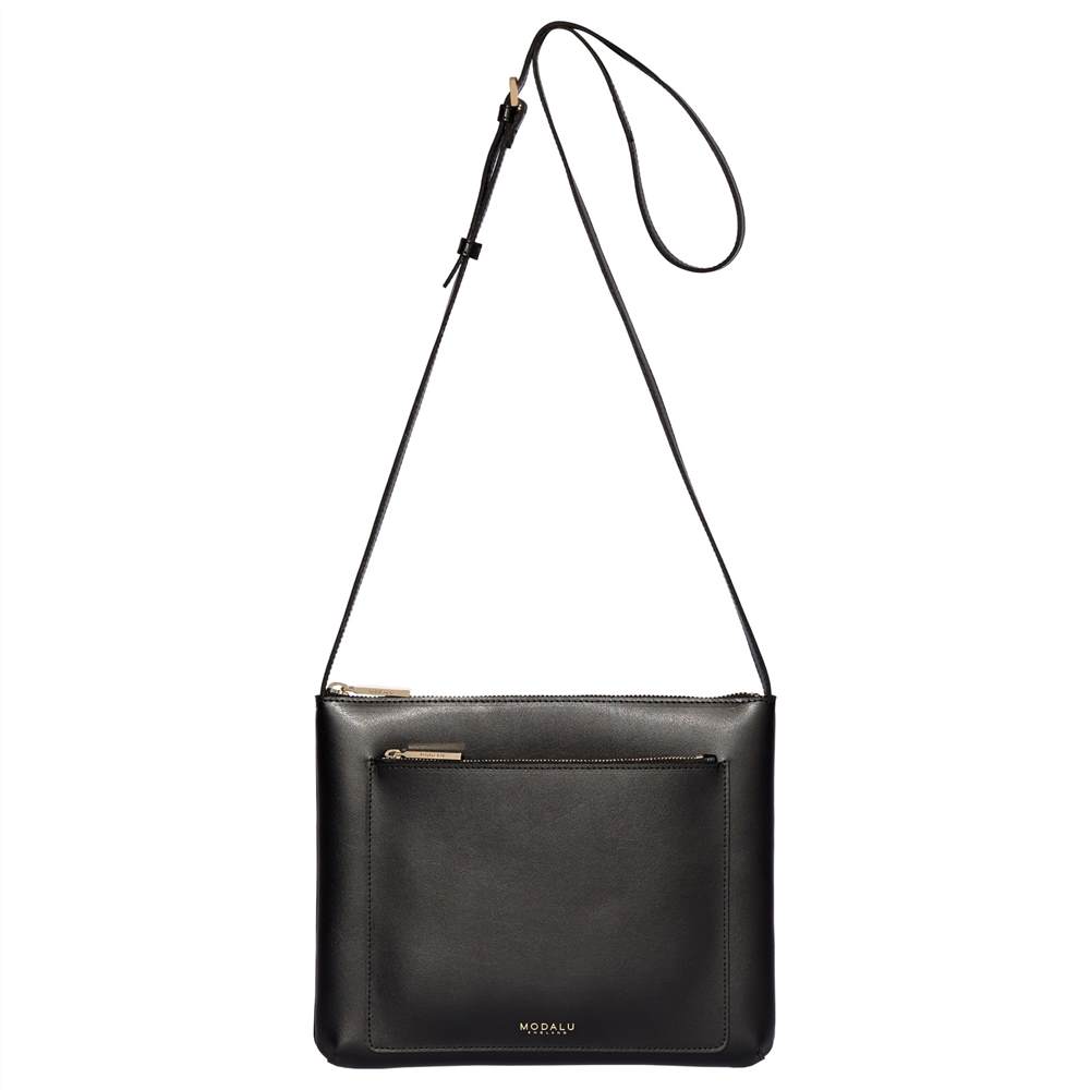 Modalu Lulu Leather Cross Body BagBlack Mix Modalu Handbags