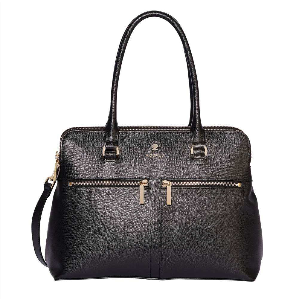 Modalu Pippa Classic Leather Grab Bag Modalu Handbags