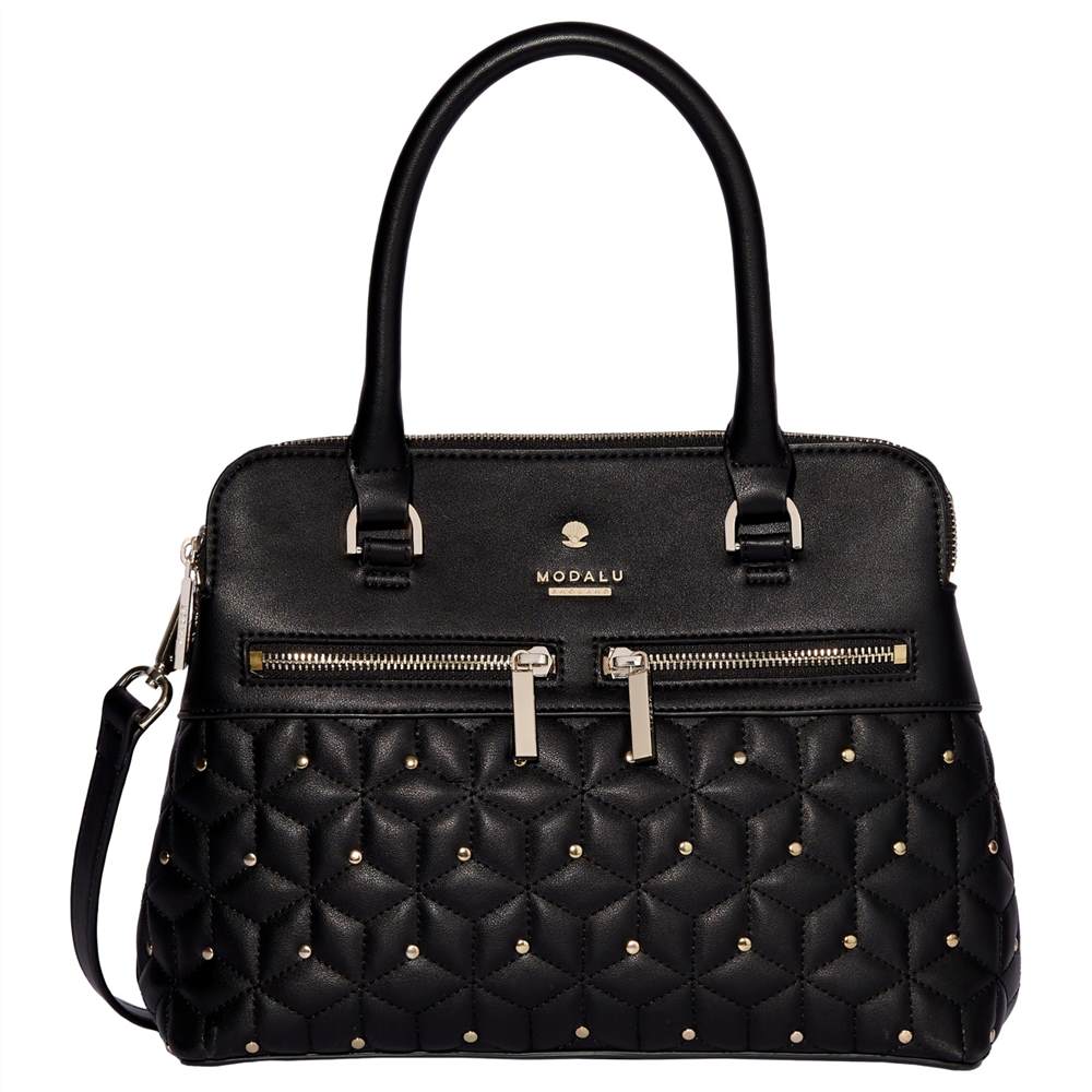 Modalu Pippa Mini Grab BagBlack Stud Modalu Handbags