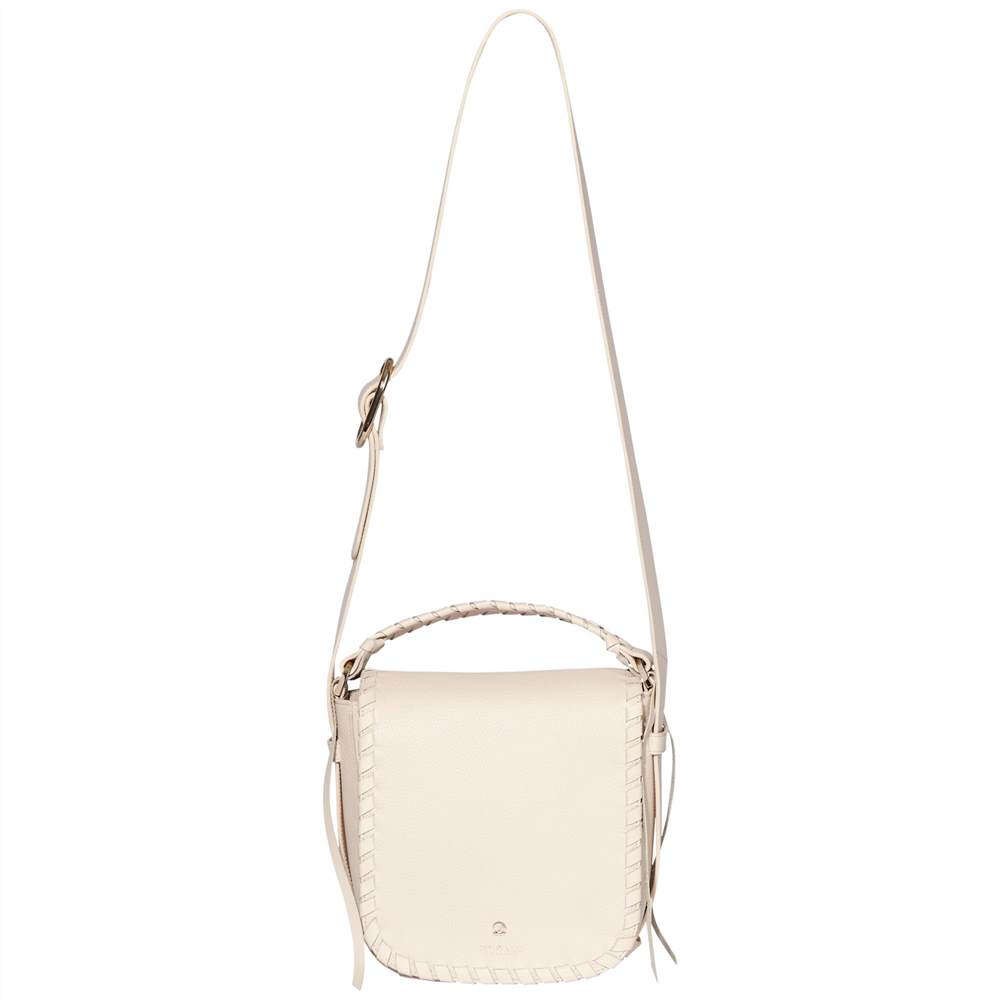 Modalu Somerset Leather Shoulder BagCream Modalu Handbags