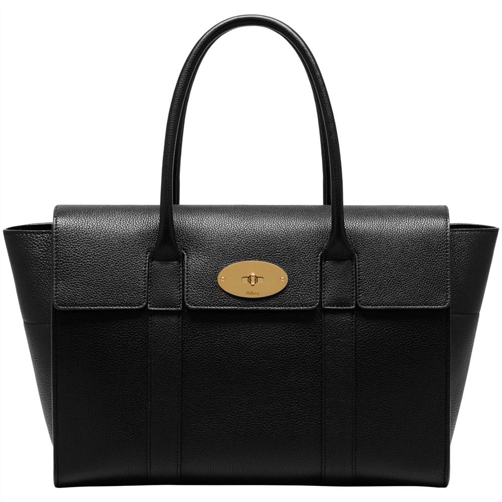 M-London Bayswater New Classic Grain Leather BagBlack M-London Handbags