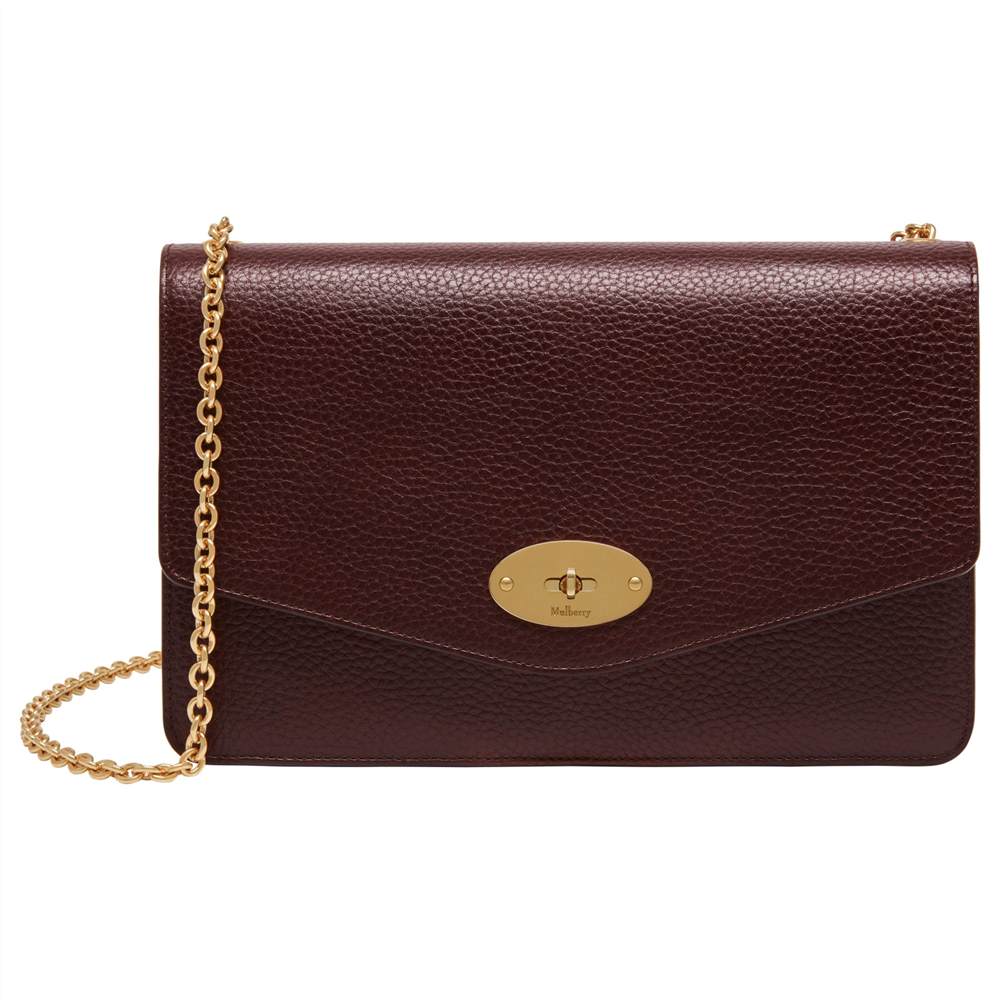 M-London Darley Grain Leather BagOxblood M-London Handbags