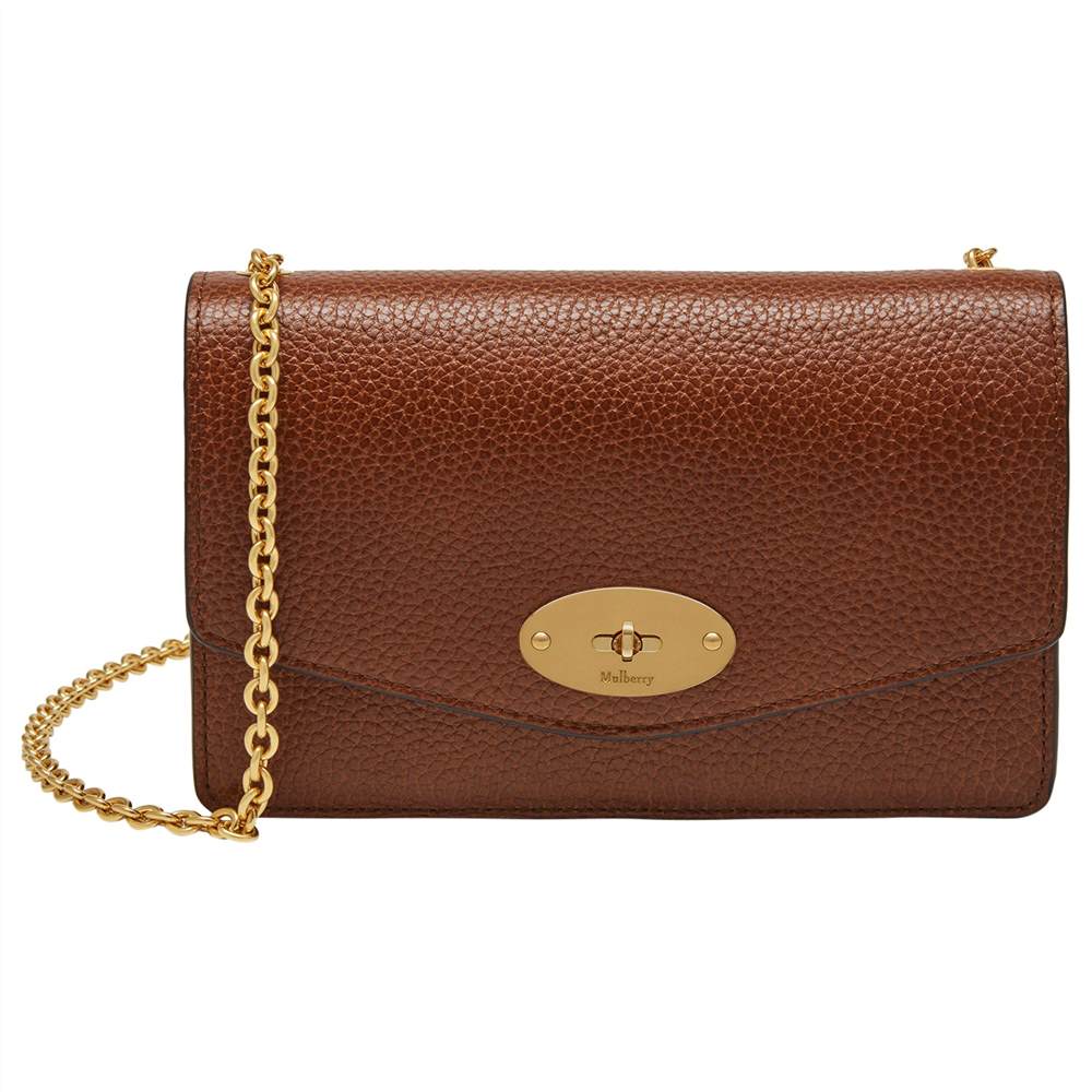 M-London Darley Small Grain Leather BagOak M-London Handbags