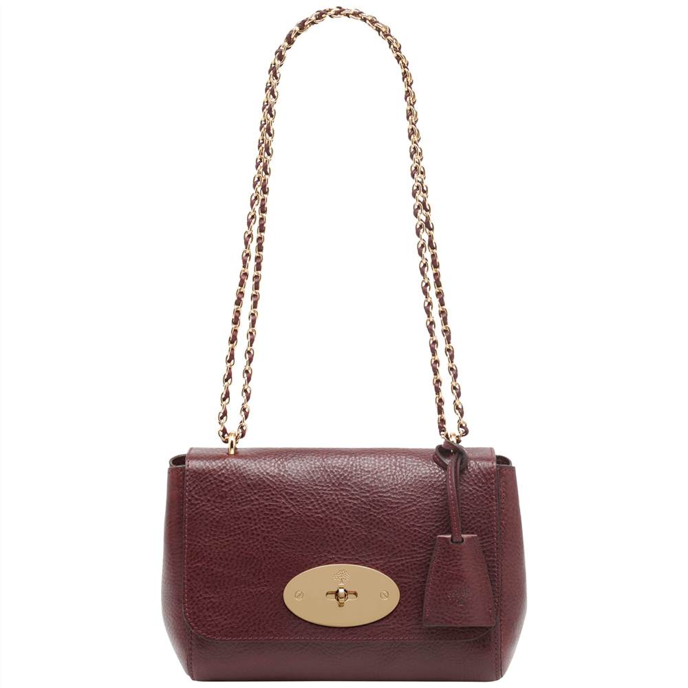 M-London Lily Small Leather Shoulder BagOxblood M-London Handbags