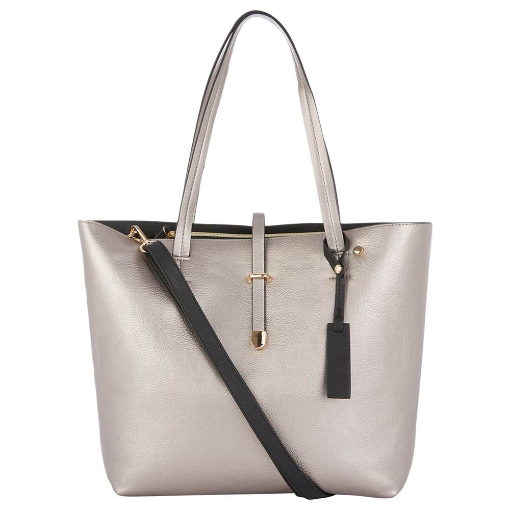 Oasis Sunny Shopper BagPewter Oasis Handbags