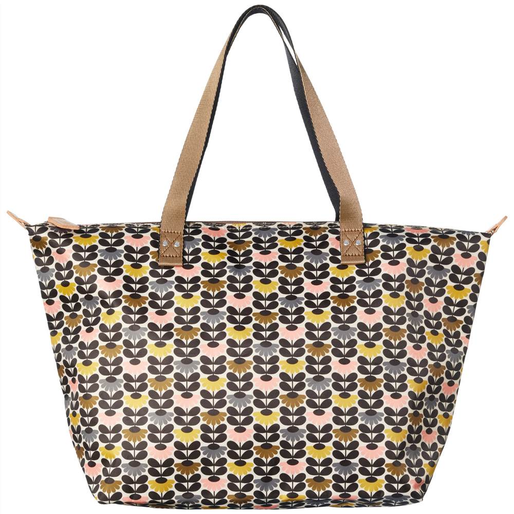 Orla Kiely Mini Wild Daisy Zip Shopper Bag Multi Orla Kiely Handbags