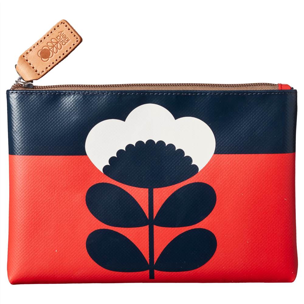 Orla Kiely Spring Flower Pouch PurseBright Red Orla Kiely Purses