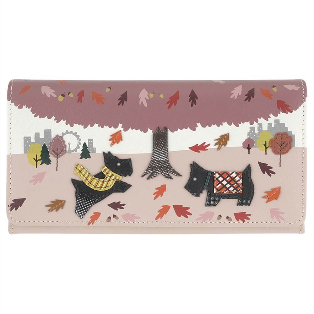 Radbags-London Autumn Days Leather Flapover Purse Blush Radbags-London Purses