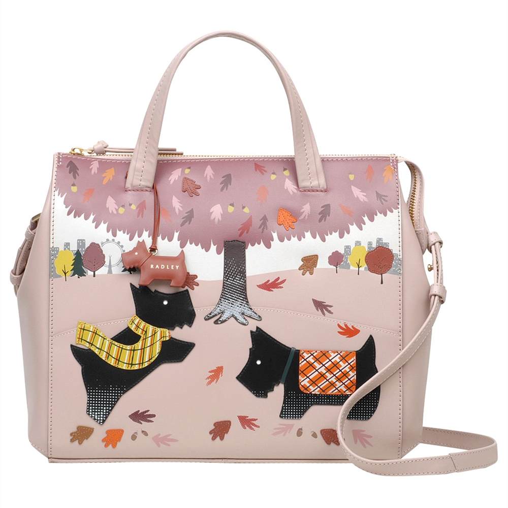 Radbags-London Autumn Days Leather Limited Edition Picture Bag Pink Radbags-London Handbags