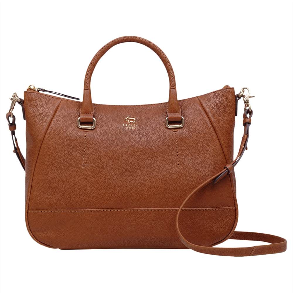 Radbags-London Bonnington Square Leather Large Multiway Grab BagTan Radbags-London Handbags