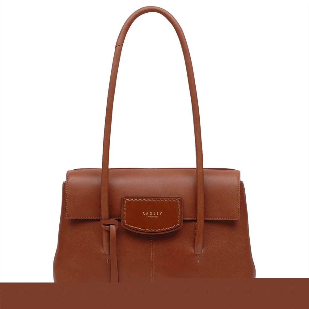 Radbags-London Burnham Beeches Leather Medium Flapover Tote BagTan Radbags-London Handbags