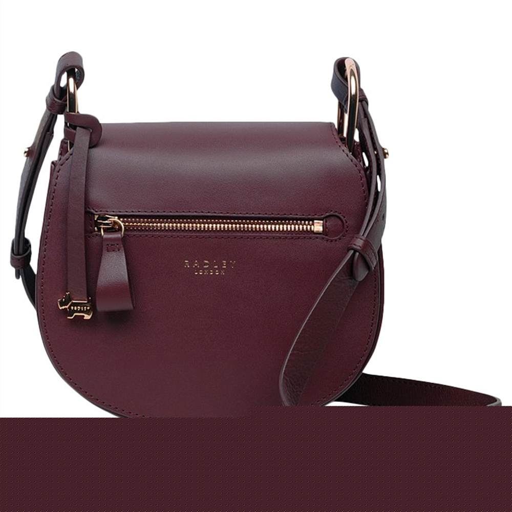 Radbags-London Camley Street Leather Flapover Cross Body BagRed Radbags-London Handbags