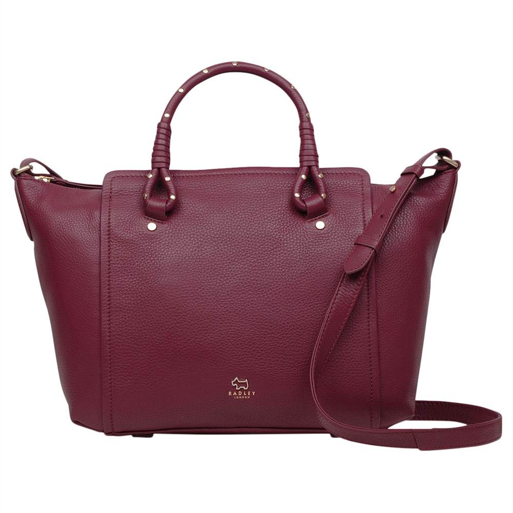 Radbags-London Darling Row Leather Large Grab Bag Berry Radbags-London Handbags