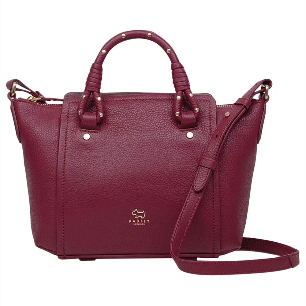 Radbags-London Darling Row Leather Small Grab BagBerry Radbags-London Handbags