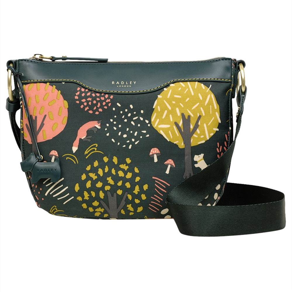 Radbags-London Epping Forest Small Leather Cross Body Bag Pine Radbags-London Handbags