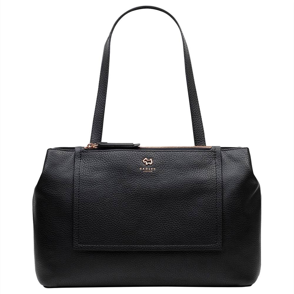 Radbags-London Farthing Downs Large Leather Tote Bag Black Radbags-London Handbags