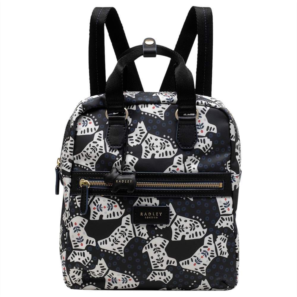 Radbags-London Folk Dog Fabric Medium Backpack Radbags-London Handbags