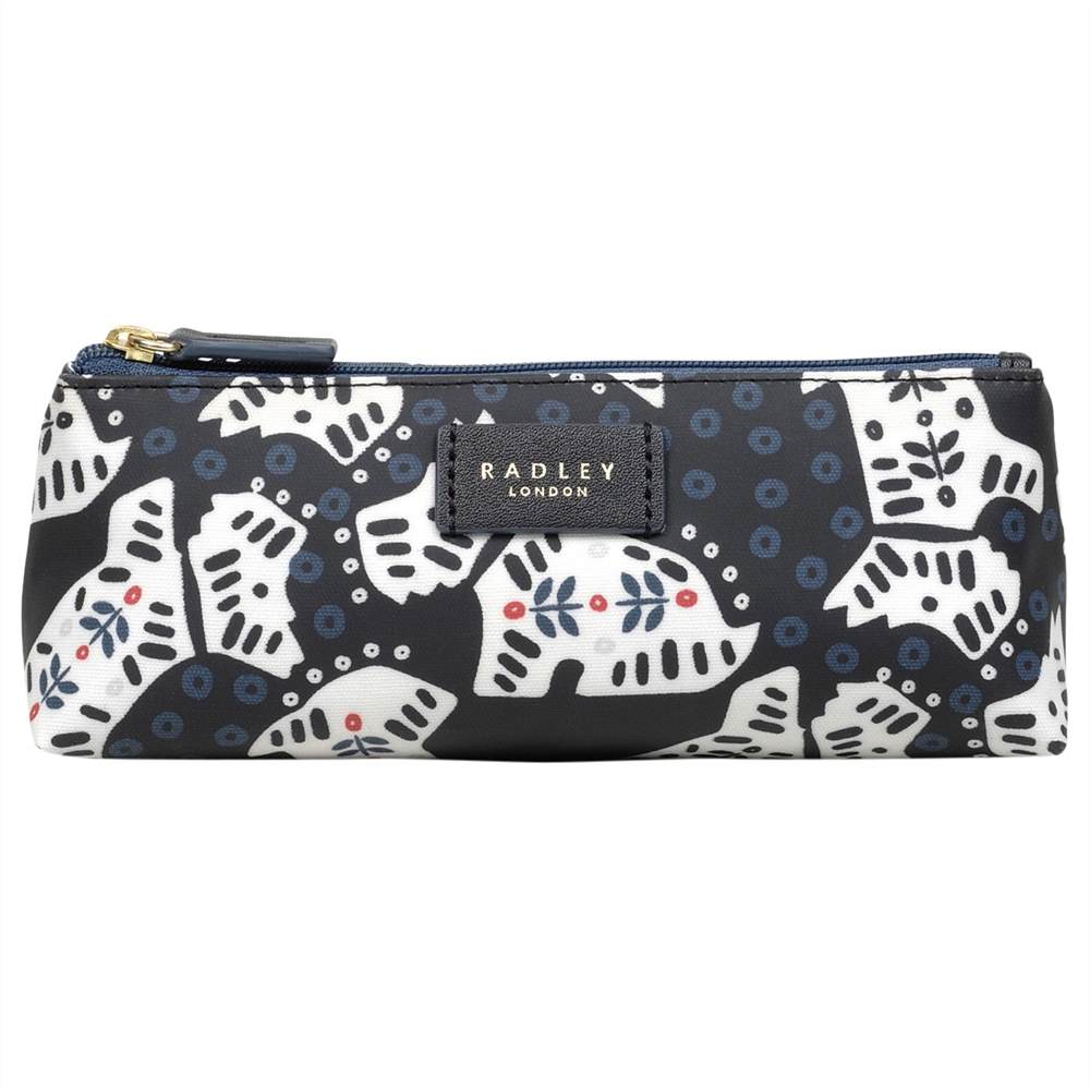 Radbags-London Folk Dog Fabric Small Pouch Bag Ink Radbags-London Purses