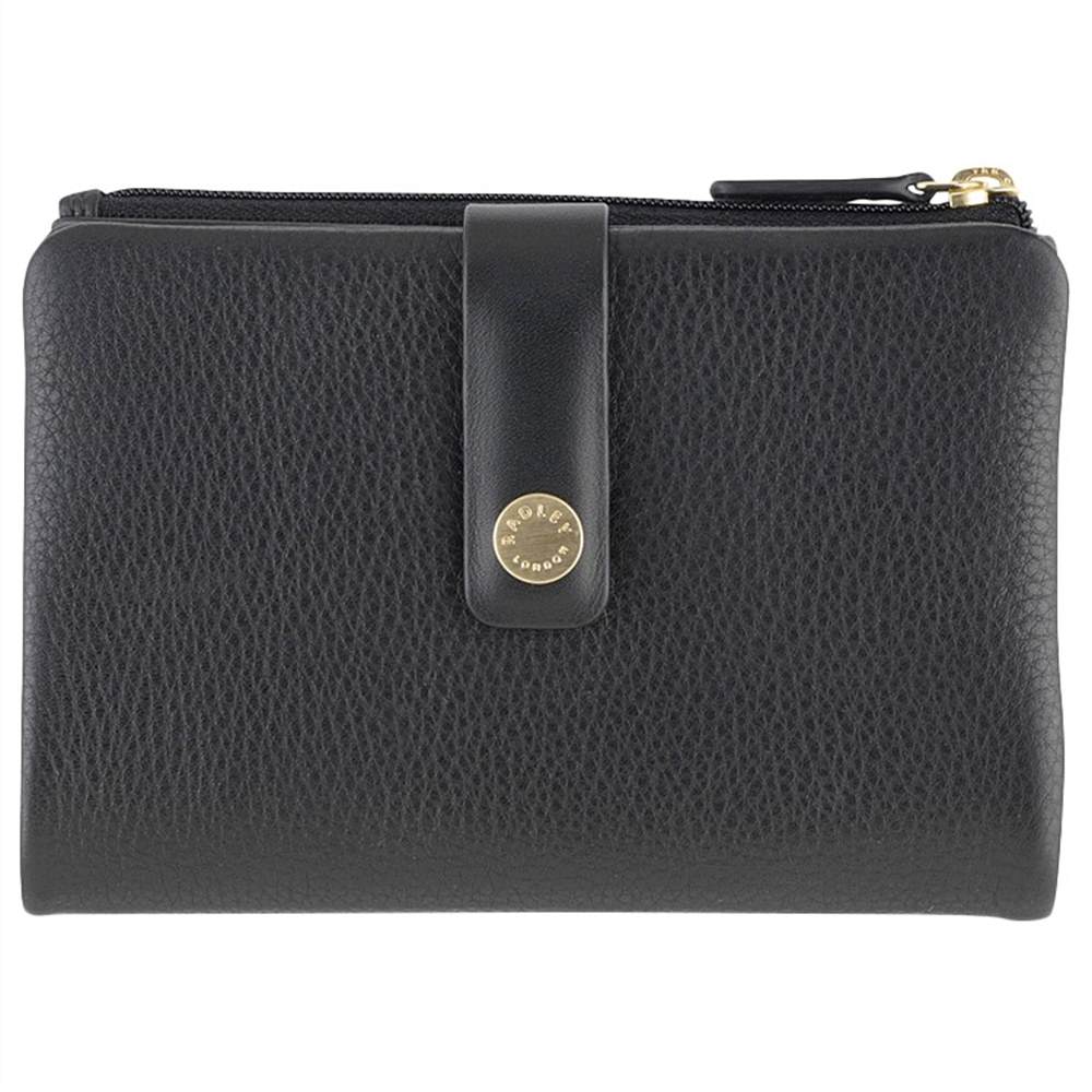 Radbags-London Larks Wood Leather Medium Matinee PurseBlack Radbags-London Purses