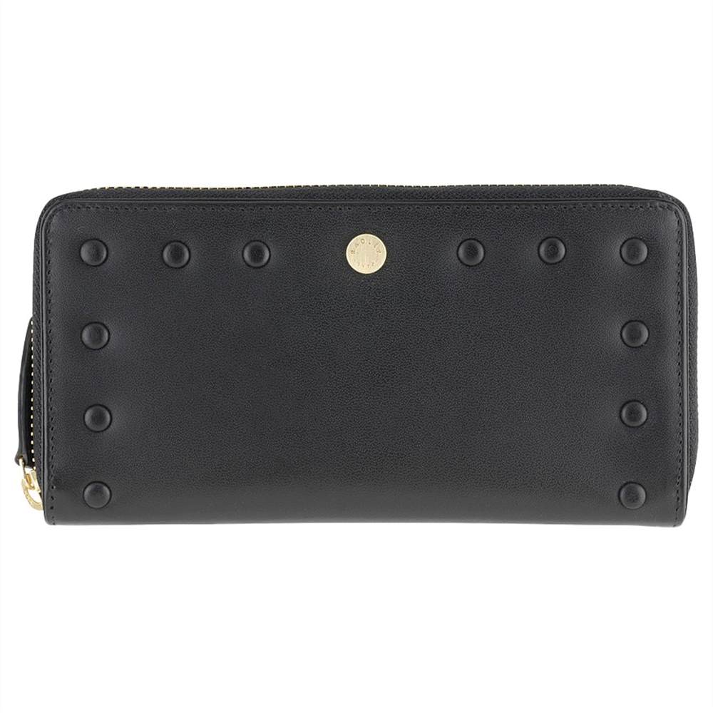 Radbags-London Liverpool Street Leather Large Stud Matinee Purse Black Radbags-London Purses