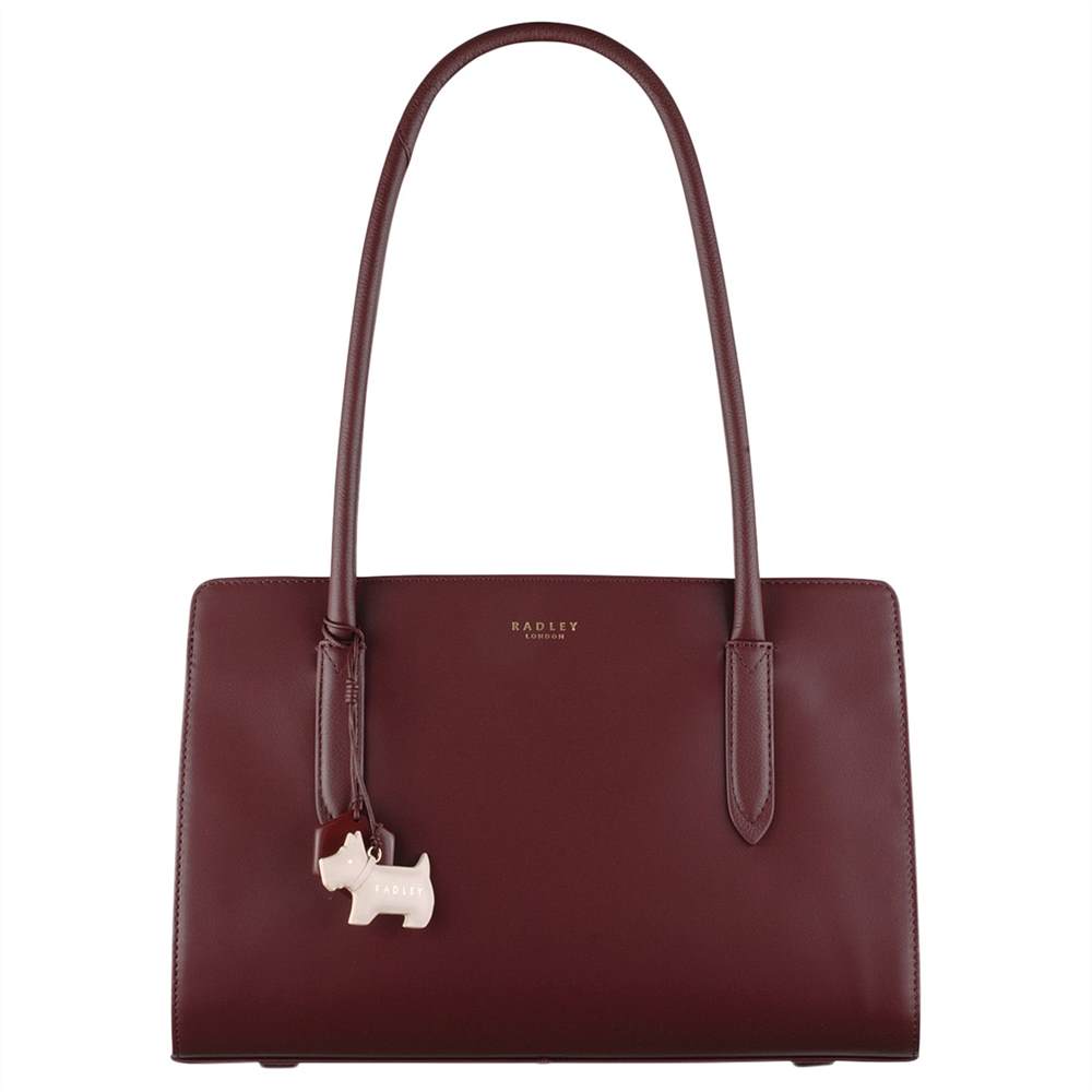 Radbags-London Liverpool Street Leather Medium Tote BagBurgundy Radbags-London Handbags