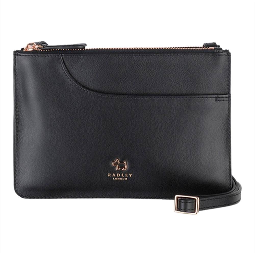 Radbags-London Pockets Leather Small Cross Body Bag Black Radbags-London Handbags