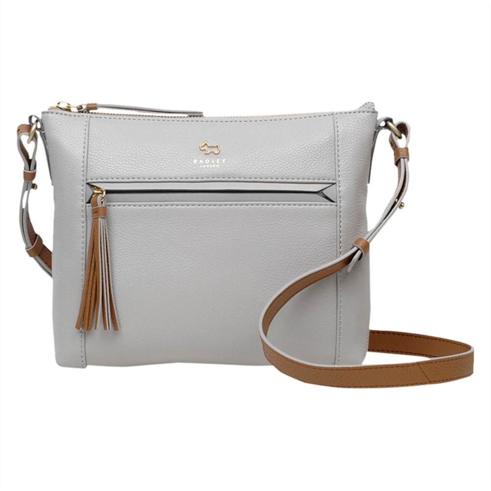 Radbags-London Postmans Park Leather Small Cross Body BagGrey Radbags-London Handbags