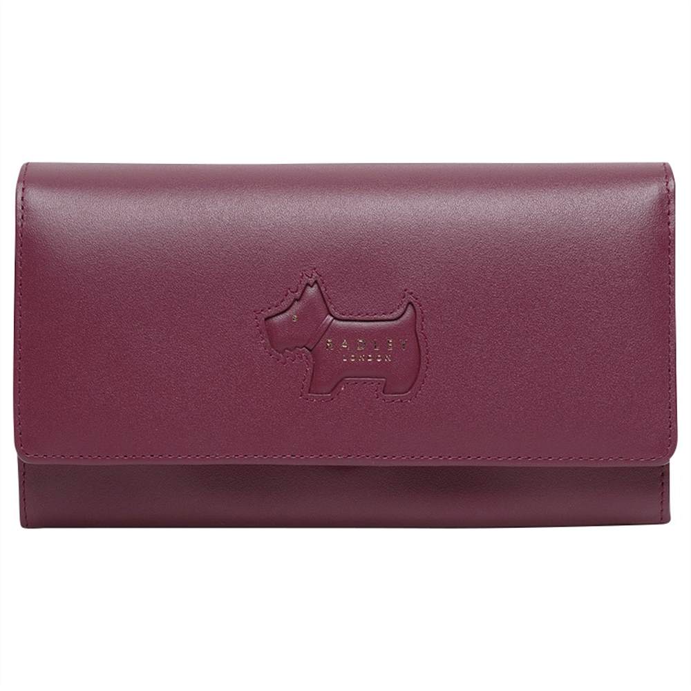 Radbags-London Profile Dog Leather Flapover Large Matinee PurseBerry Radbags-London Purses