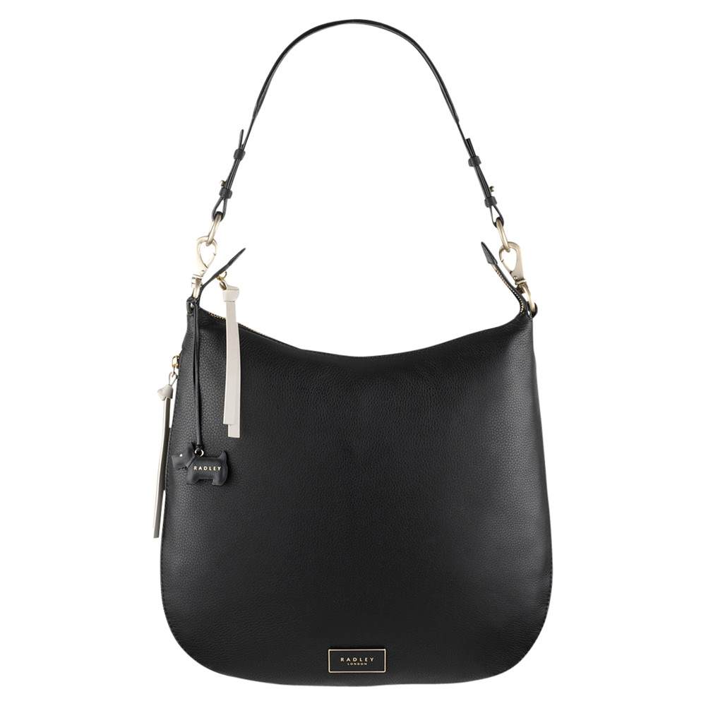 Radbags-London Pudding Lane Leather Hobo BagBlack Radbags-London Handbags