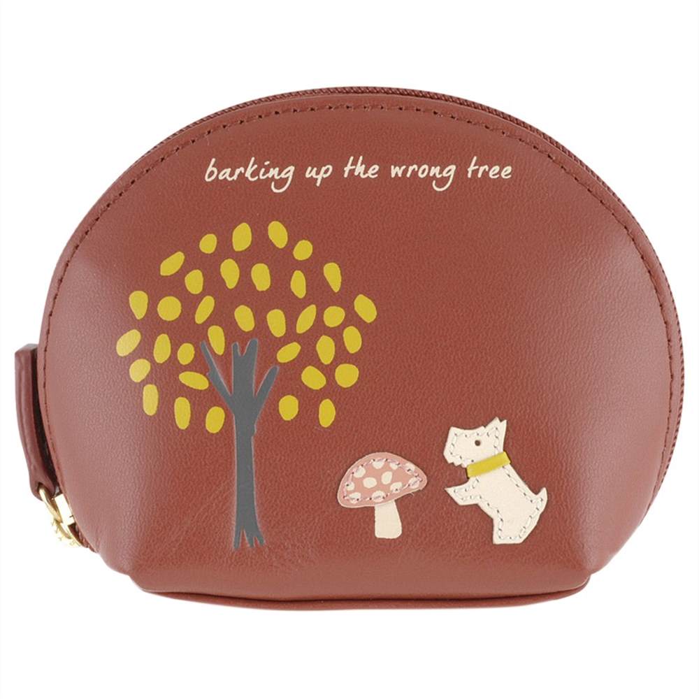 Radbags-London The Wrong Tree Leather Small Zip Around Coin PursePaprika Radbags-London Purses