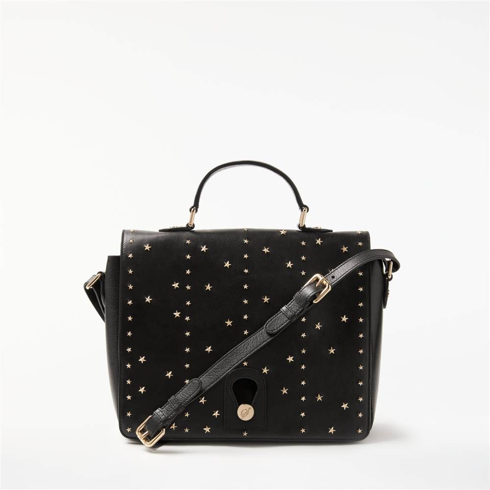 Somerset by Alice Temperley Berkley Leather Satchel Black Stars Somerset by Alice Temperley Handbags