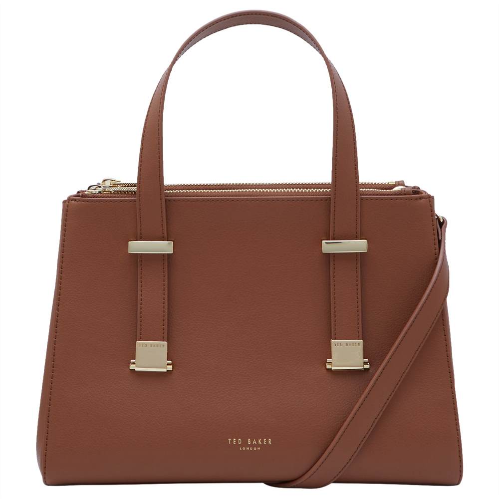 TB-London Ameliee Pebble Grain Leather Small Tote BagCamel TB-London Handbags