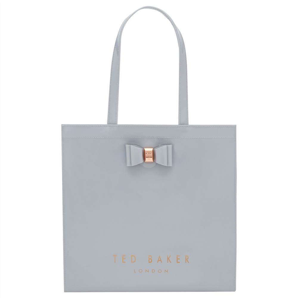 TB-London Bethcon Bow Large Icon Shopper BagLight Grey TB-London Handbags