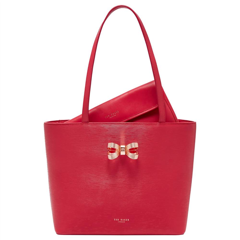 TB-London Bowdai Leather Small Shopper Bag Deep Pink TB-London Handbags